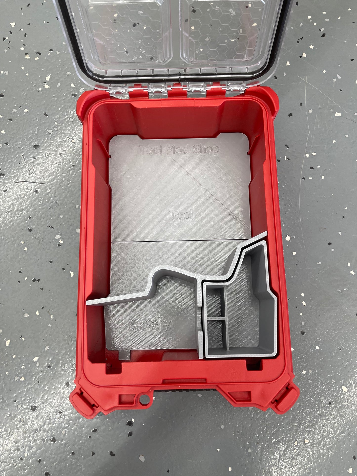 Milwaukee PACKOUT™ Compact Organizer Insert for M12 23GA Pin Nailer | ToolModShop | Made in the USA