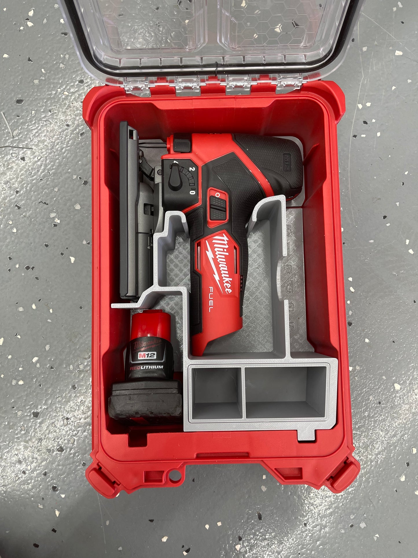 Milwaukee PACKOUT™ Compact Organizer Insert for M12 Fuel Jig Saw | ToolModShop | Made in the USA