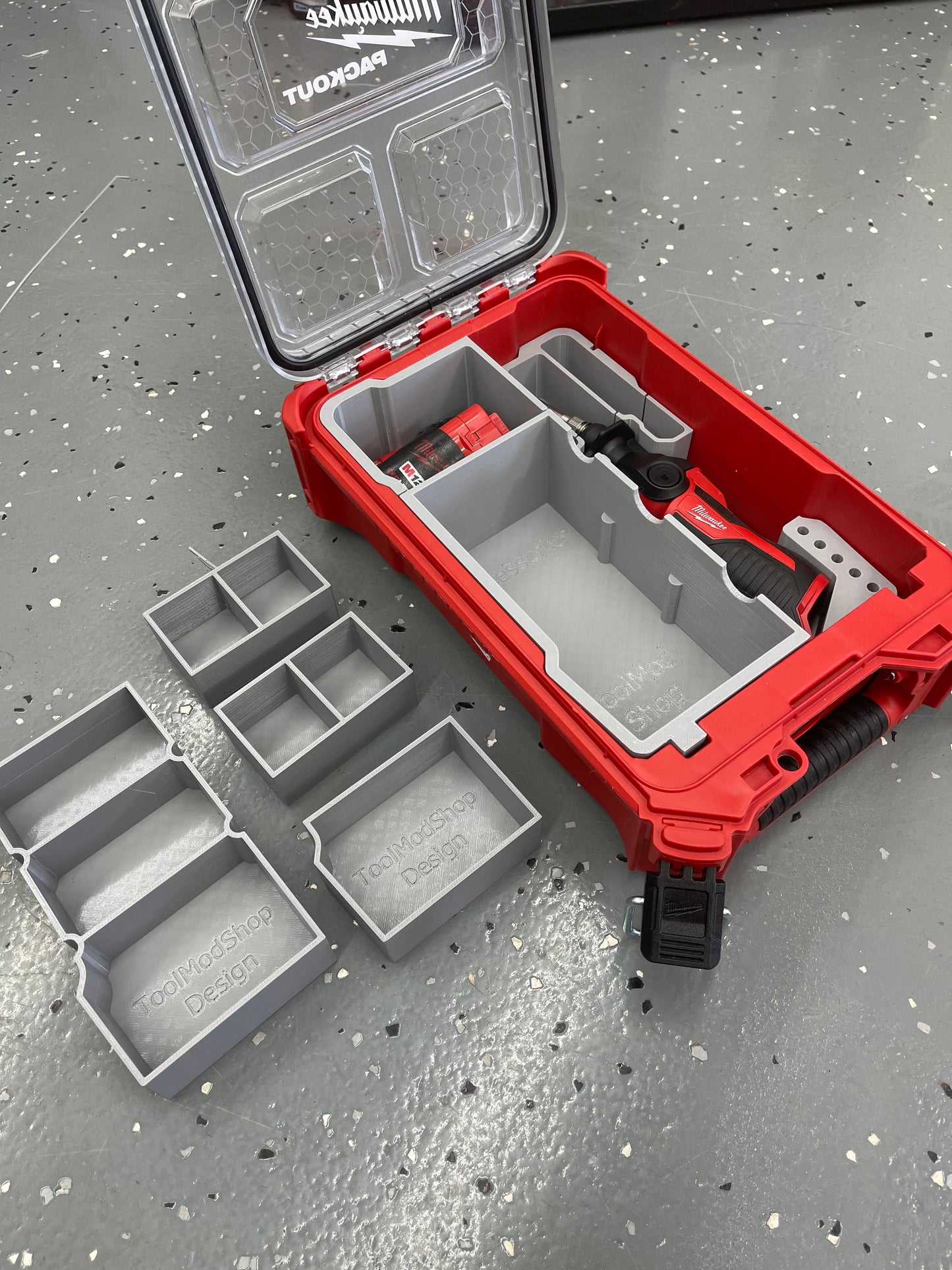 Milwaukee PACKOUT™ Compact Organizer Insert for M12 Soldering Iron | ToolModShop | Made in the USA